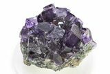 Gemmy Purple Cubic Fluorite Cluster - Okorusu Mine, Namibia #281667-1